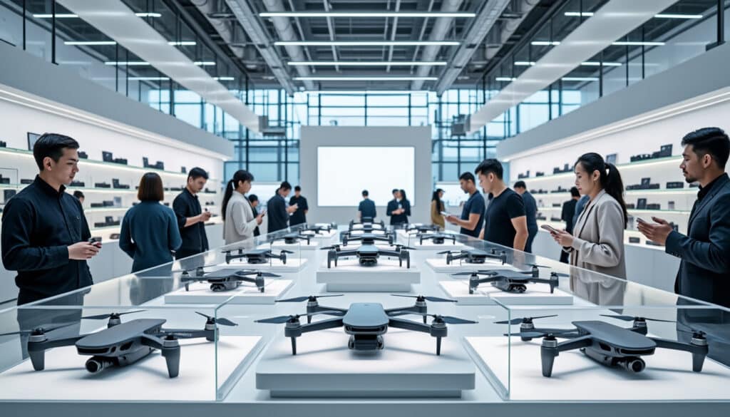 découvrez comment le marché grand public des drones est majoritairement contrôlé par le catalogue étendu de la marque leader, offrant une variété de modèles innovants et performants.